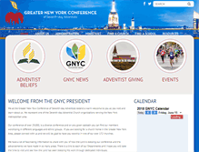 Tablet Screenshot of gnyc.org